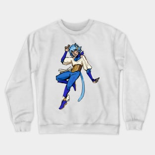 Blue catboy idol Crewneck Sweatshirt